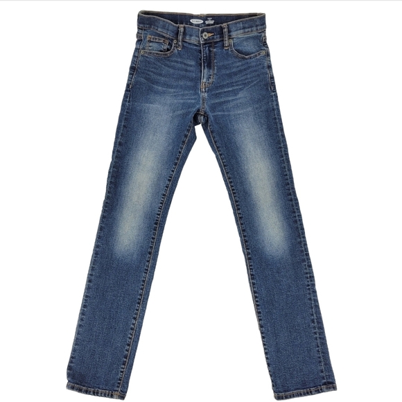Old Navy Jeans Size 14 Slim Karate Built-in Flex Med Dark Wash Stretch Denim - Picture 1 of 16
